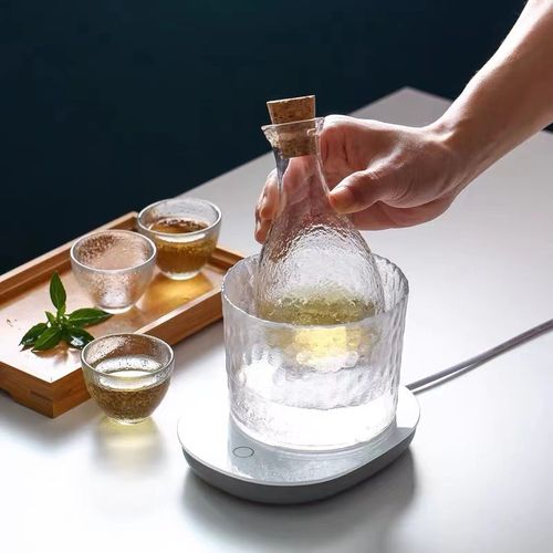 日式玻璃白酒酒具套装 小空间里的大雅之趣